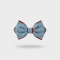 Light Blue Ribbon Bow Hair Claw Clip