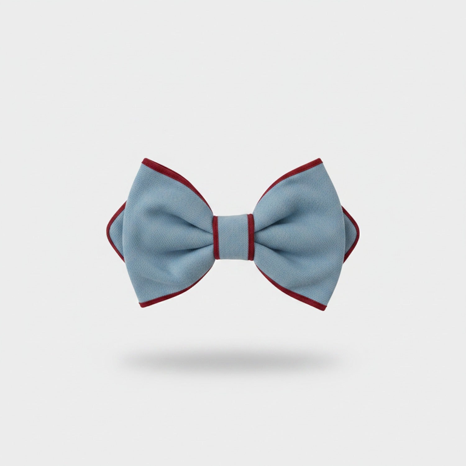 Light Blue Ribbon Bow Hair Claw Clip