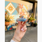 Pearl Striped Rainbow Hair Claw Clip