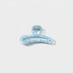 Light Blue Claw Hair Clip With Metal Clasp