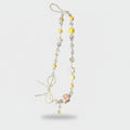 Beaded Star Charm Necklace With Bow Pendant