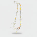 Beaded Star Charm Necklace With Bow Pendant
