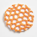 Crochet Mesh Hair Net - Orange