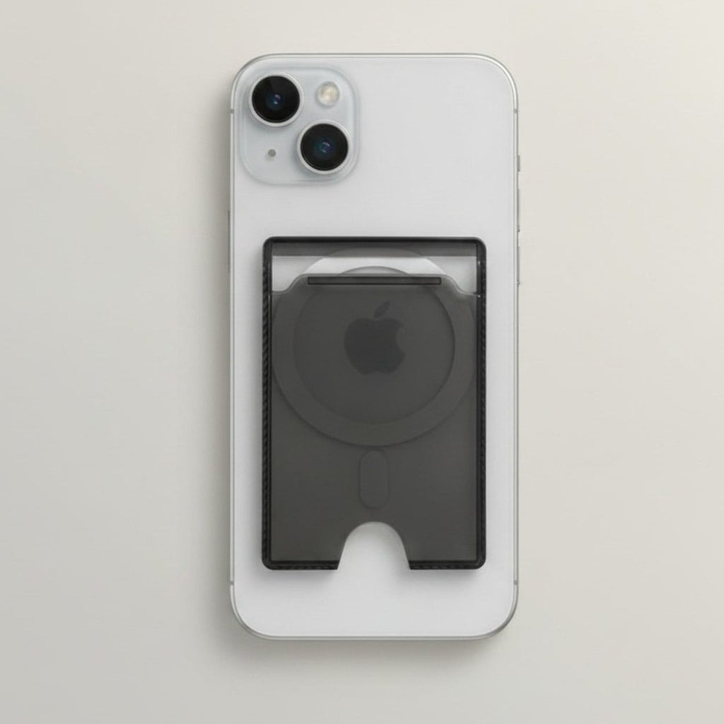 Magnetic Phone Card Slot AirTag Pouch – tech (view 1)