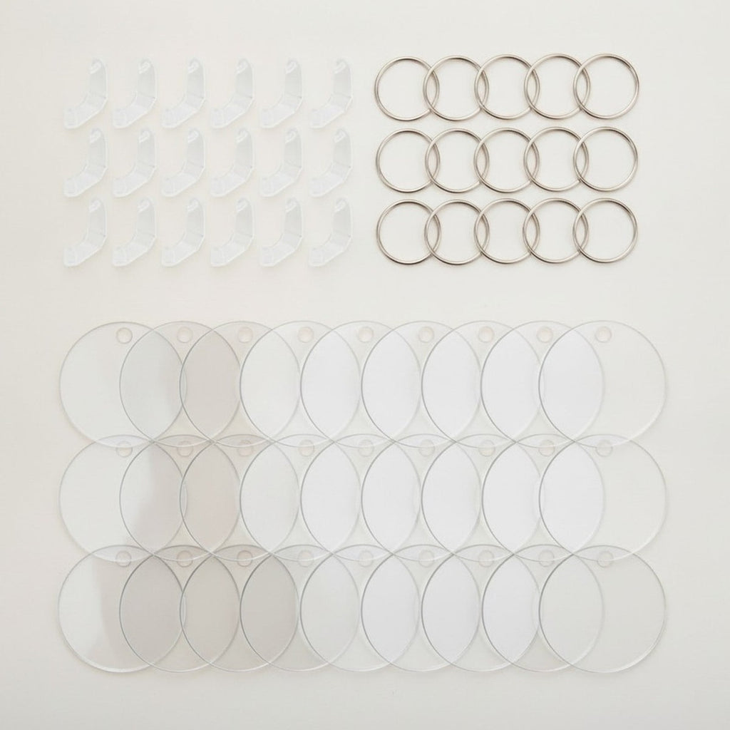 Clear Acrylic Keychain Making Kit – apparel accessories (view 1)
