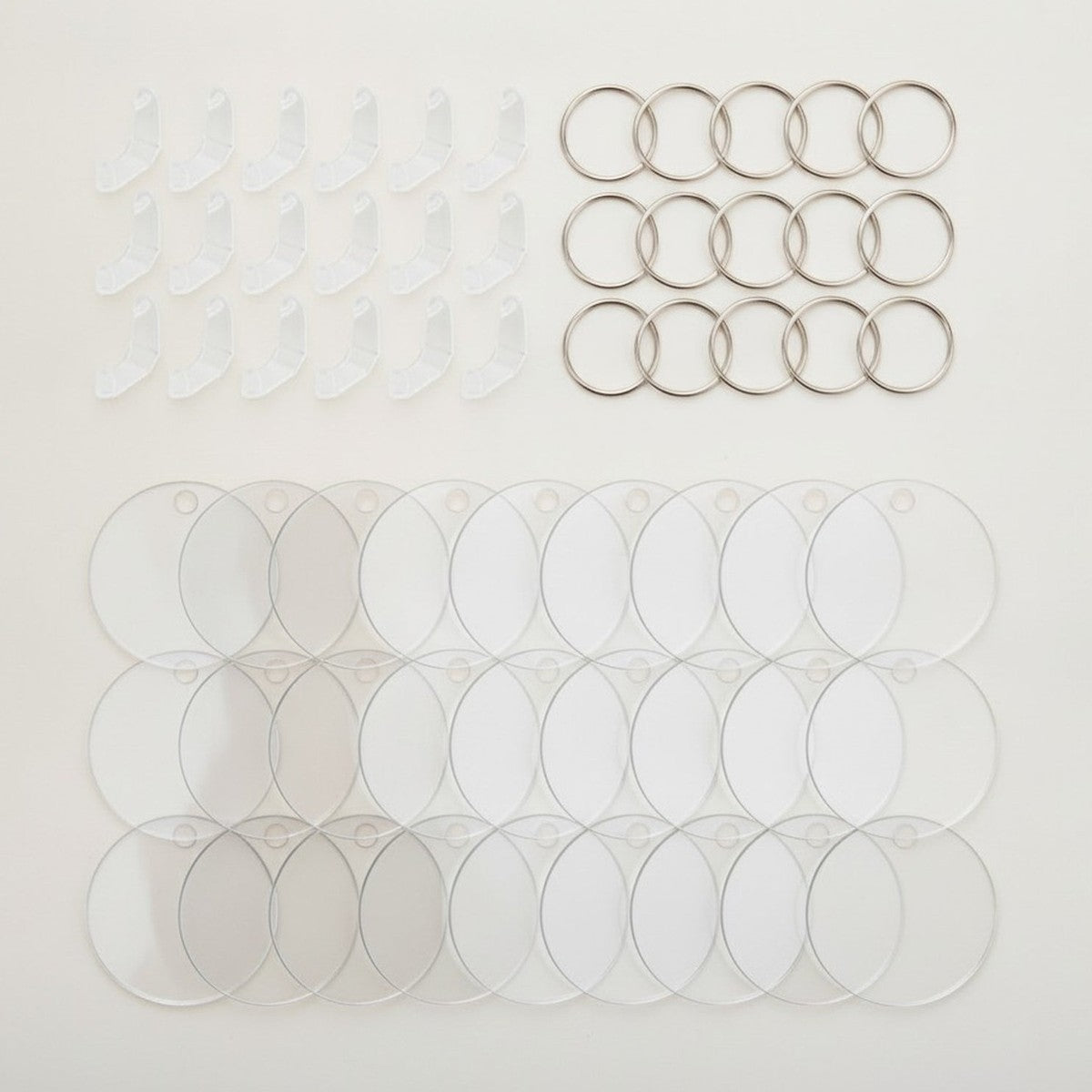 Clear Acrylic Keychain Making Kit – apparel accessories (view 1)