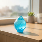 Glitter Water Drop Squishy - Blue