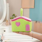 Lavender Heart Cosmetic Case With Mirror