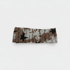 Camo Star Knit Hairband Brown