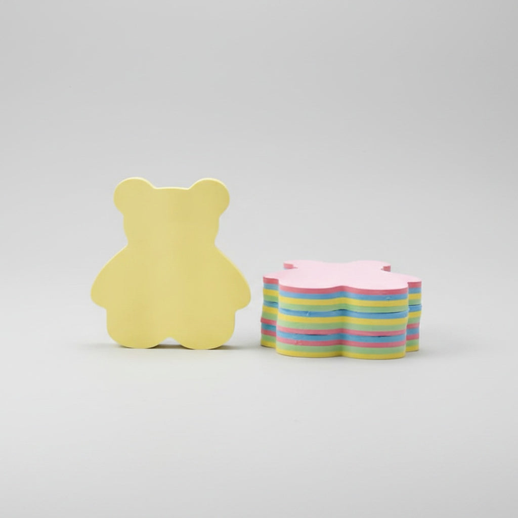Pastel Bear Sticky Notes Set Multi-Color