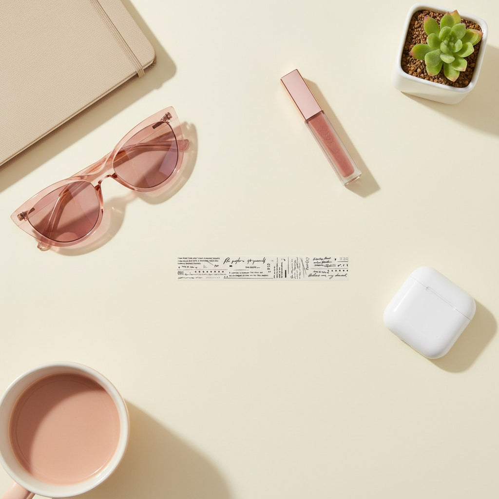 Vintage Aesthetic Washi Tape Collection Set