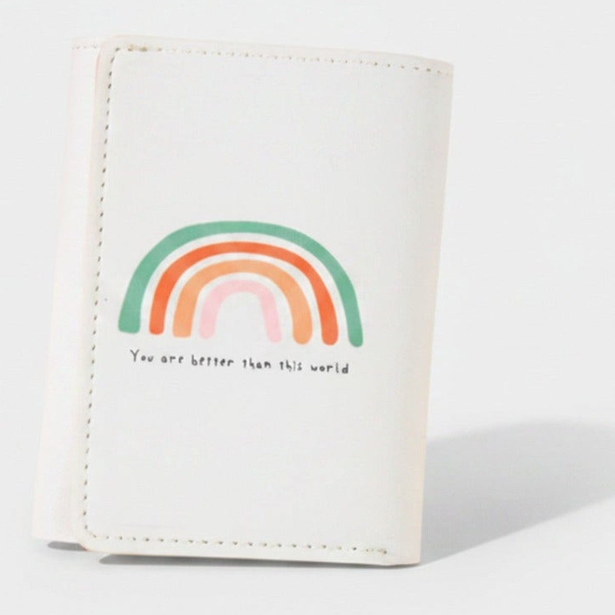 Rainbow Pastel Cardholder Wallet With Inspirational Design – bags & wallets (view 1)