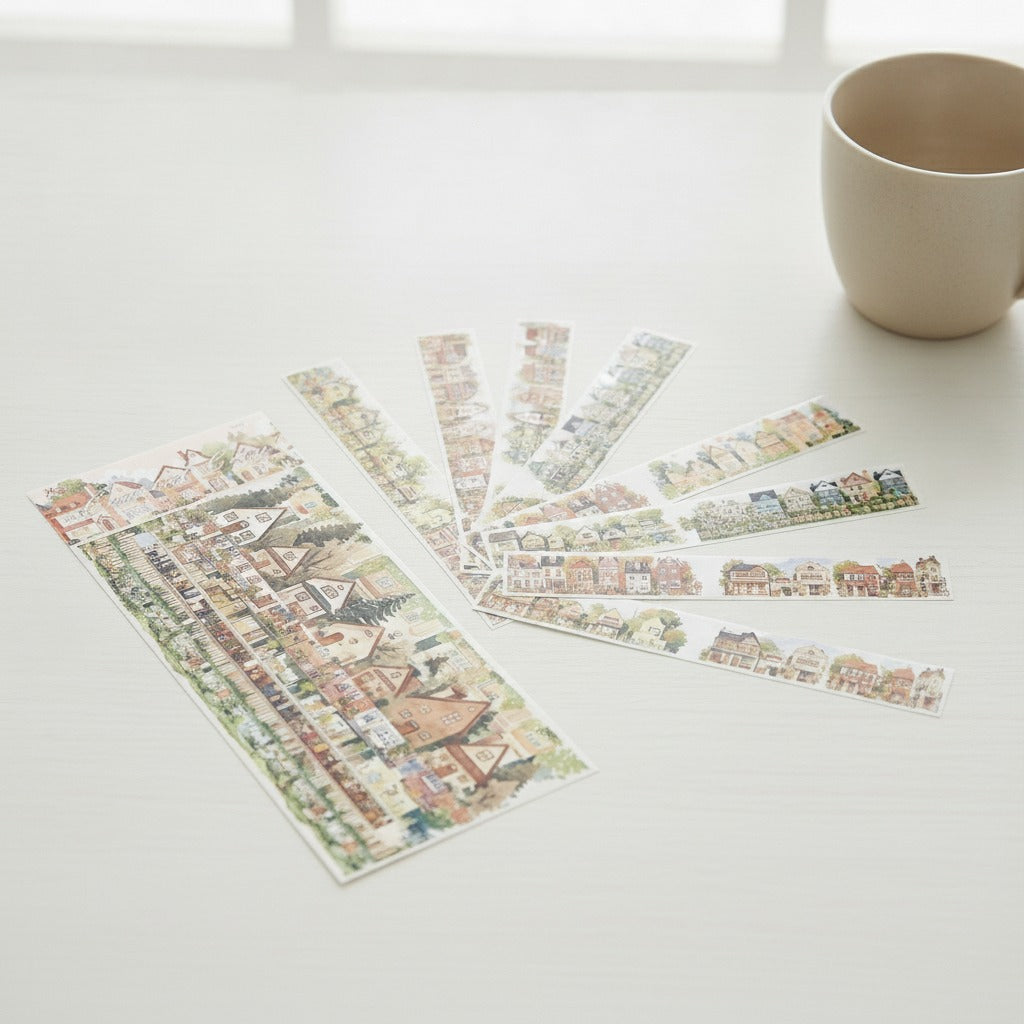 Landscape Washi Tape Set - Seaside City