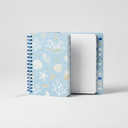 Mystical Butterfly Spiral Notebook - Cool Beach Blue
