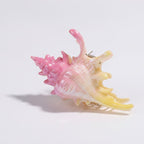 Shell Claw Hair Clip - Pink & Gold