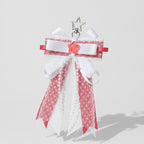 Layered Bow Bag Charm