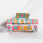 Easter Egg Colorblock Hair Claw Clip
