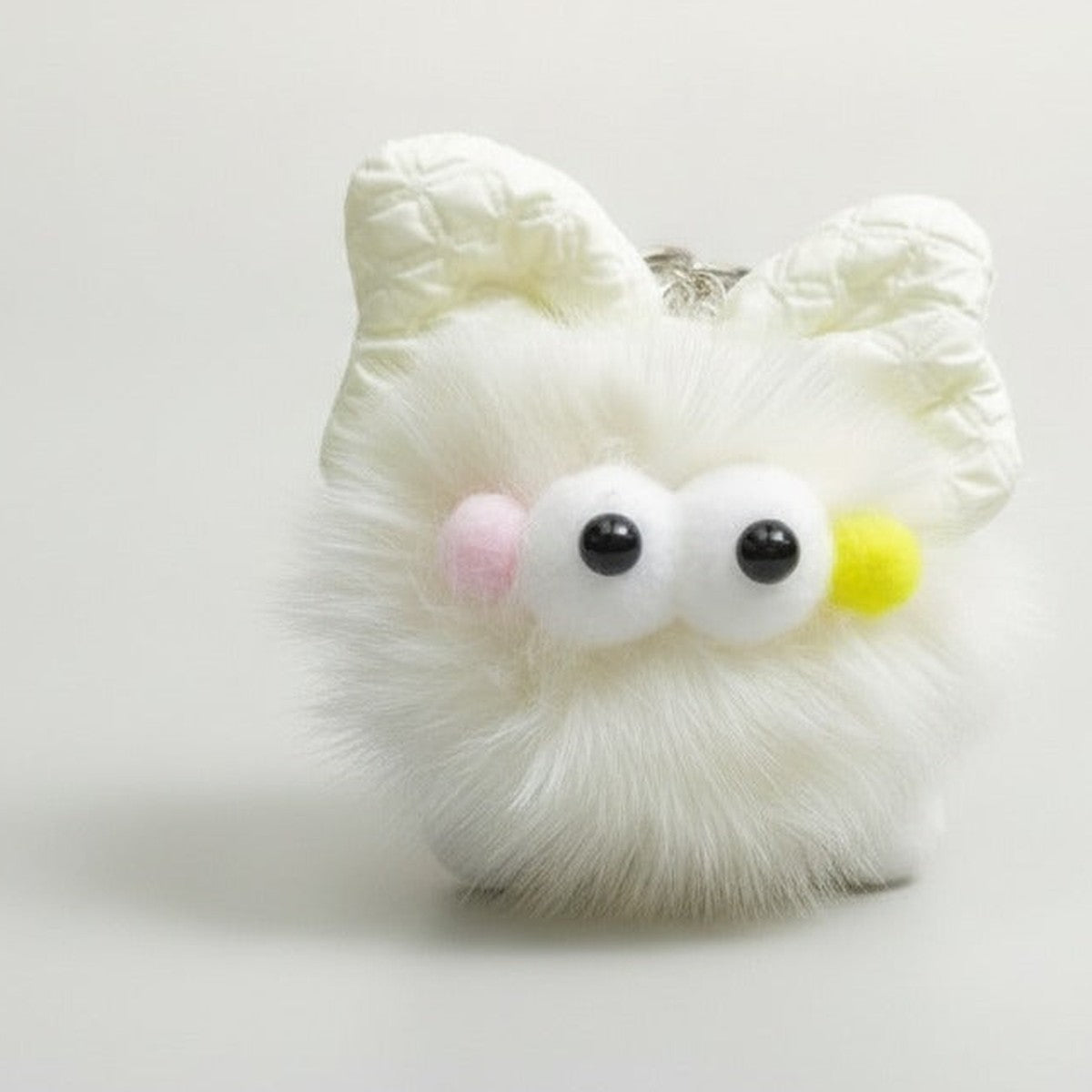 Adorable Fluffy Big-Eyed Keychain – novelty & toys (view 1)