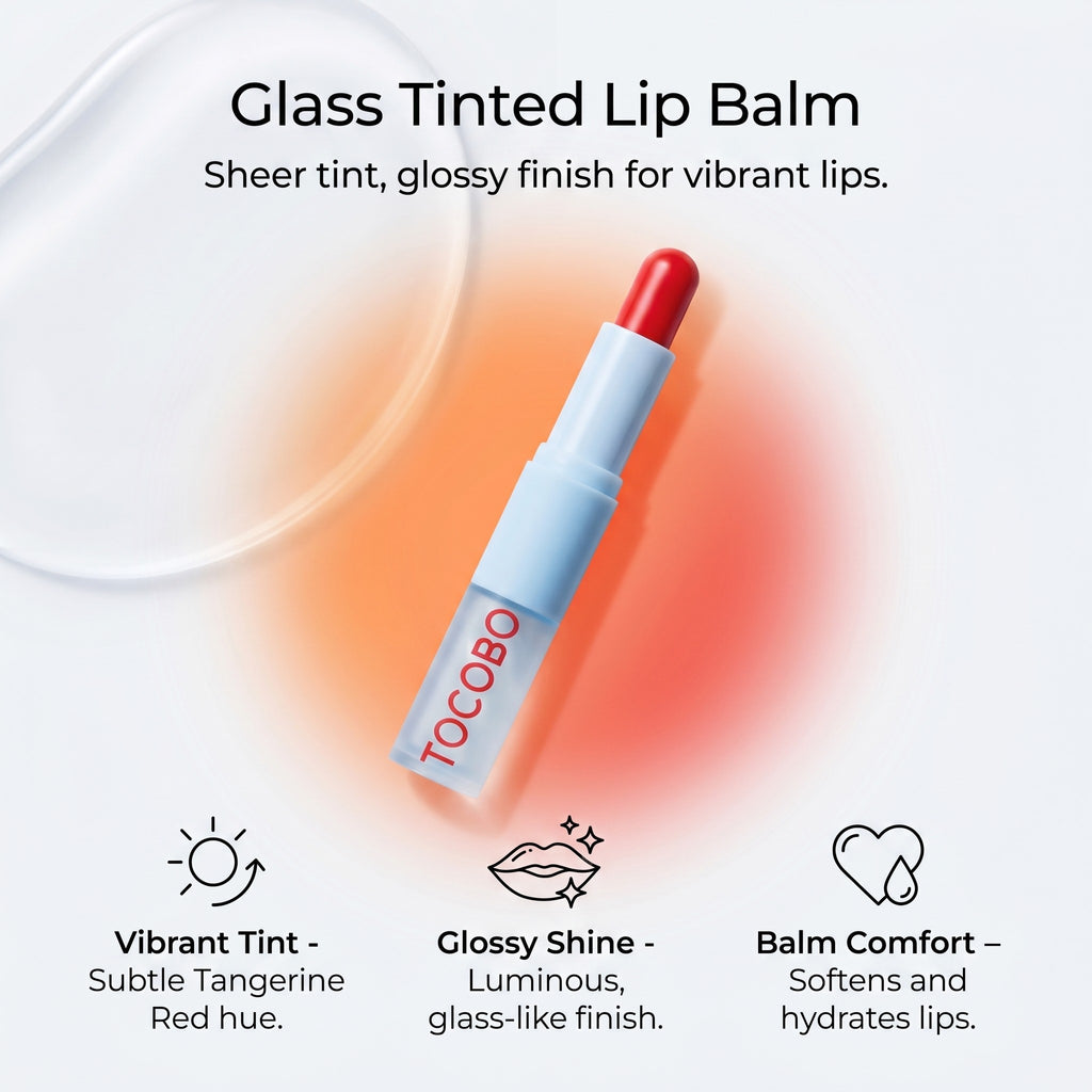 Glass Tinted Lip Balm 013 Tangerine Red
