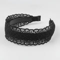 Lace Padded Headband - Black