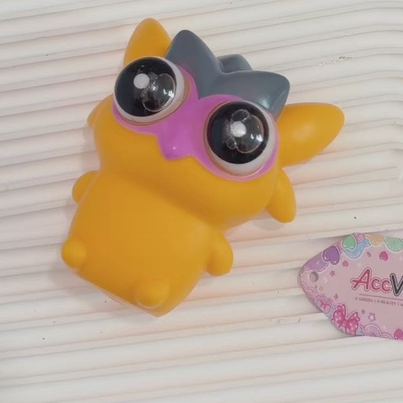 Pop‑eyed Squeeze Squishy Toy - Yellow