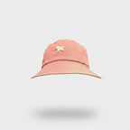 Coral Bucket Hat With Star Charm