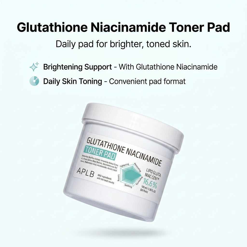 Glutathione Niacinamide Toner Pad (60 pads)