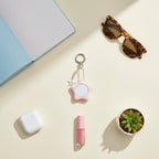 Star Pink Acrylic Keyring With Mirror Charm