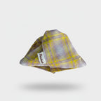 Yellow Plaid Textured Hair Claw Clip