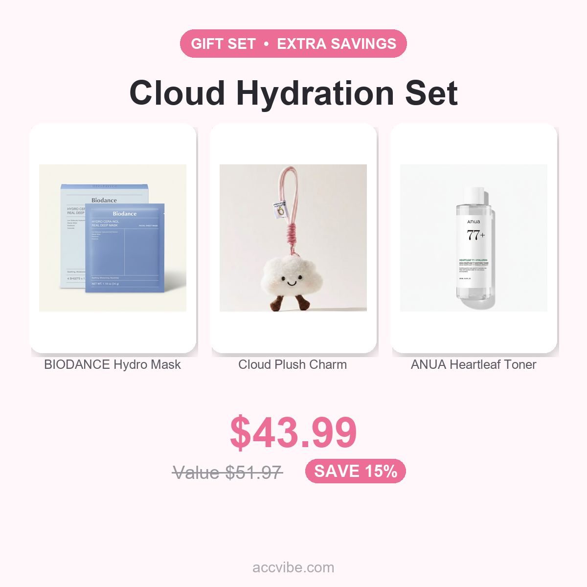 Cloud Hydration Set gift set
