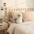 Adorable Penguin Plush Toy With Bear Hood