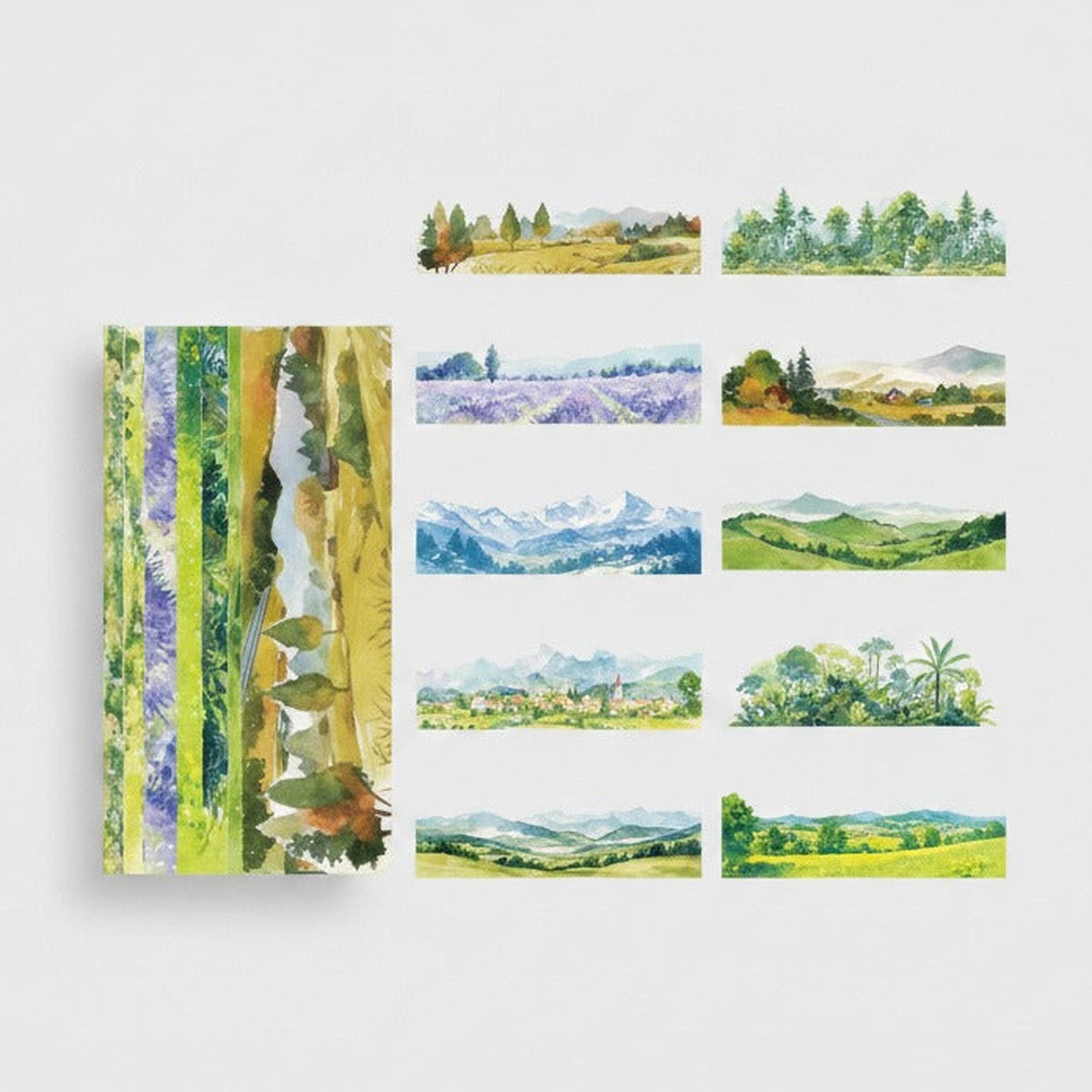 Landscape Washi Tape Set - Forest Walk