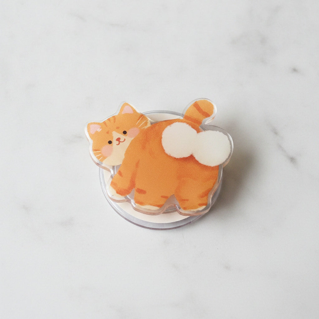 Puppy Love Magnetic Phone Grip - Playful Kitten
