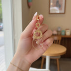 Gold Chain Link Dangle Earrings