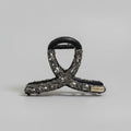 Black Rhinestone Claw Hair Clip