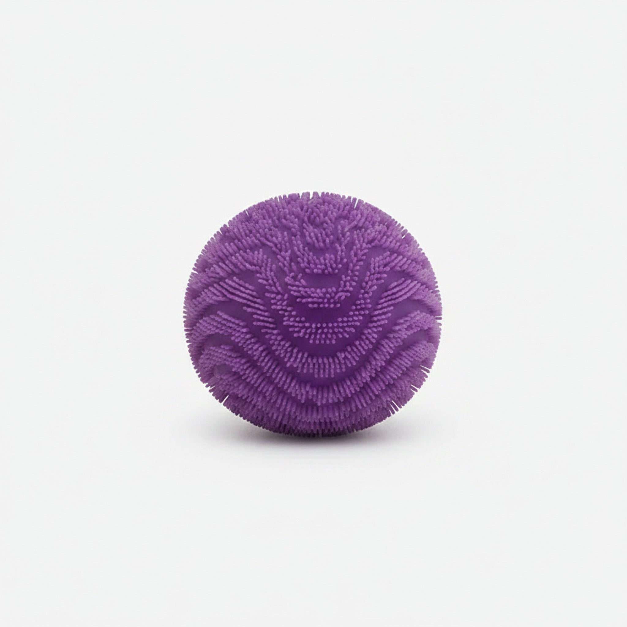 Smiley Face Spiky Squeeze Ball - Purple