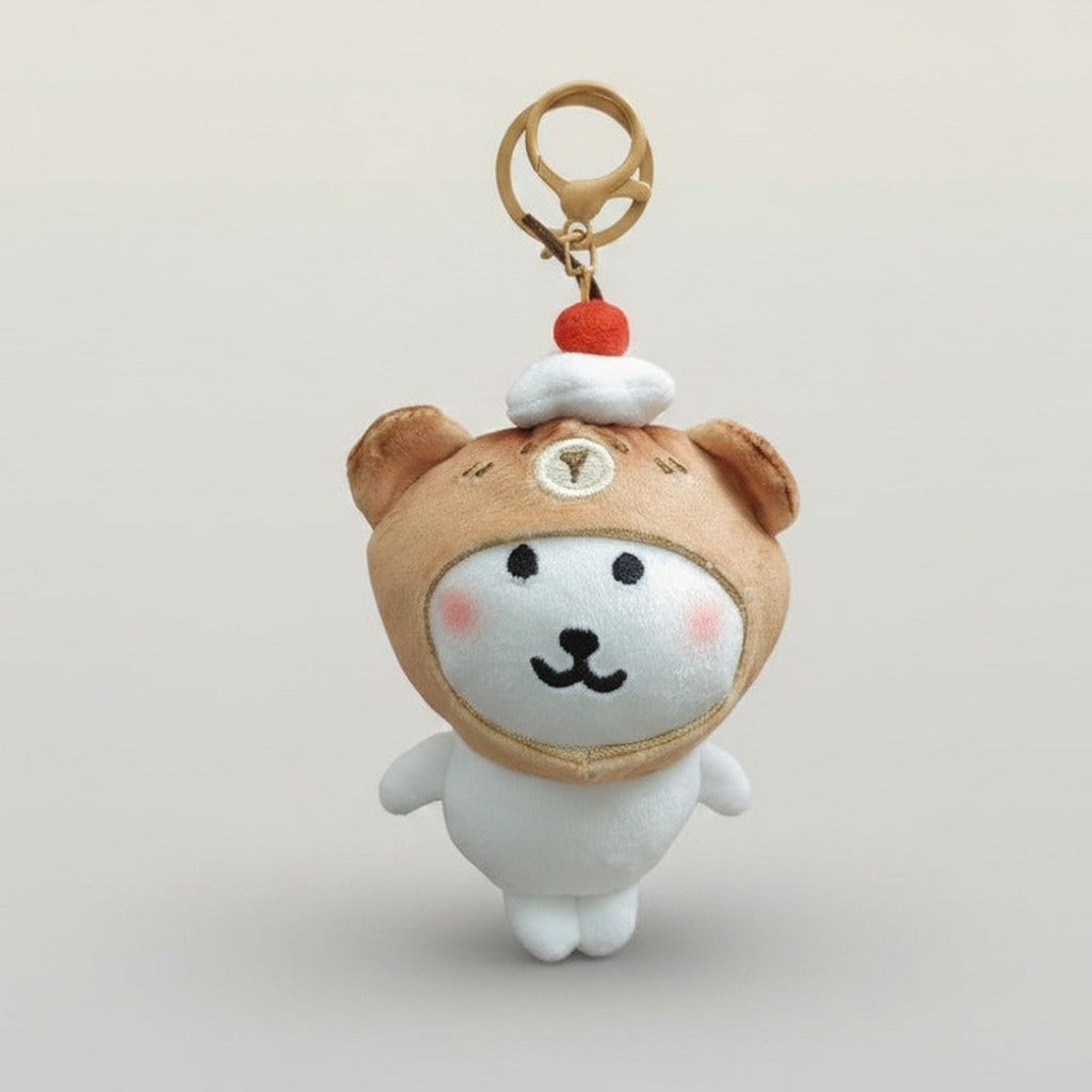 Cherry Bear Hat Plush Keychain – novelty & toys (view 1)
