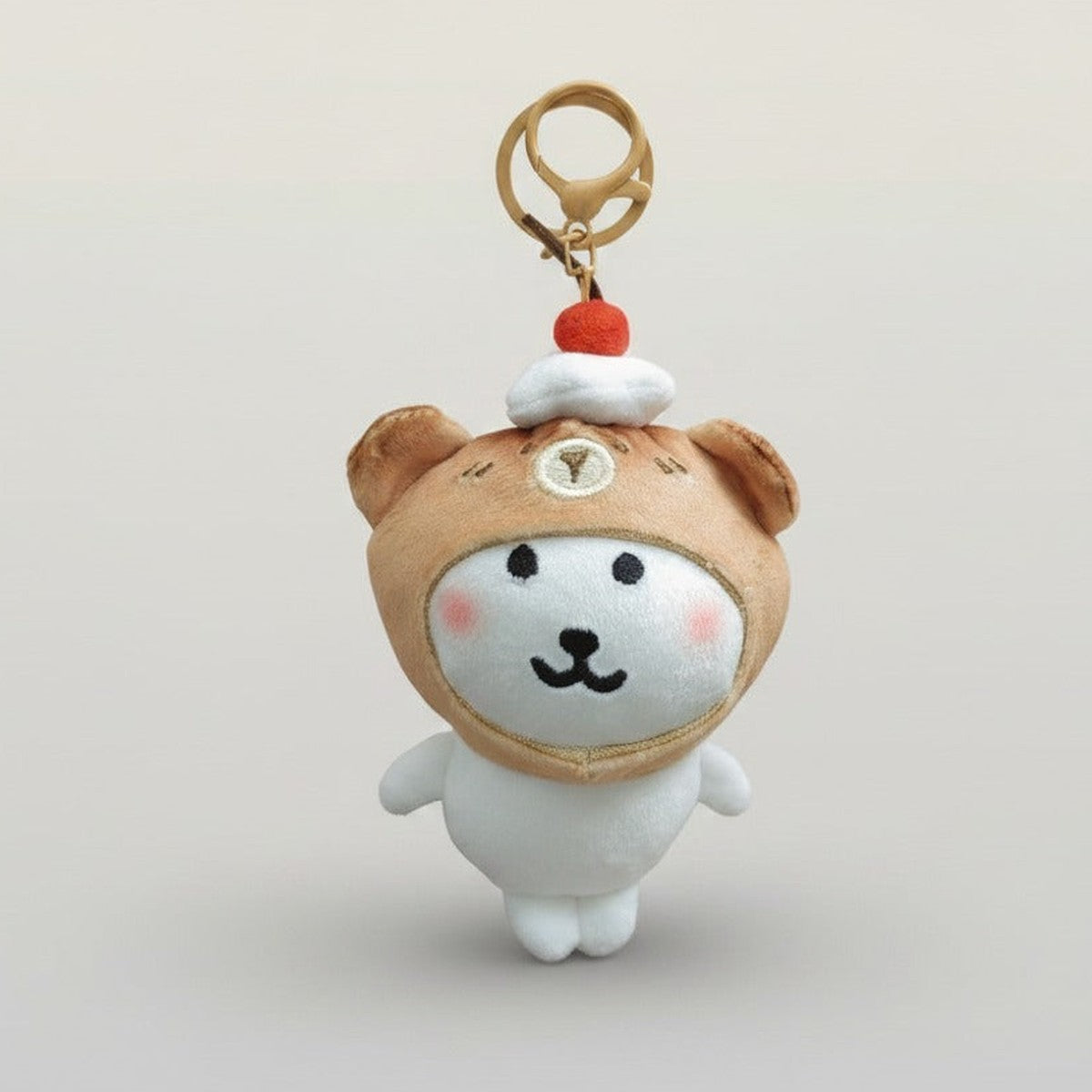 Cherry Bear Hat Plush Keychain – novelty & toys (view 1)