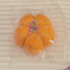 Pumpkin Bun Confetti Squeeze Toy - Orange