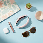Pink Pearl Beach Charm Padded Headband
