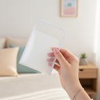 Pink Plastic Clipboard With Handle And Storage Pocket