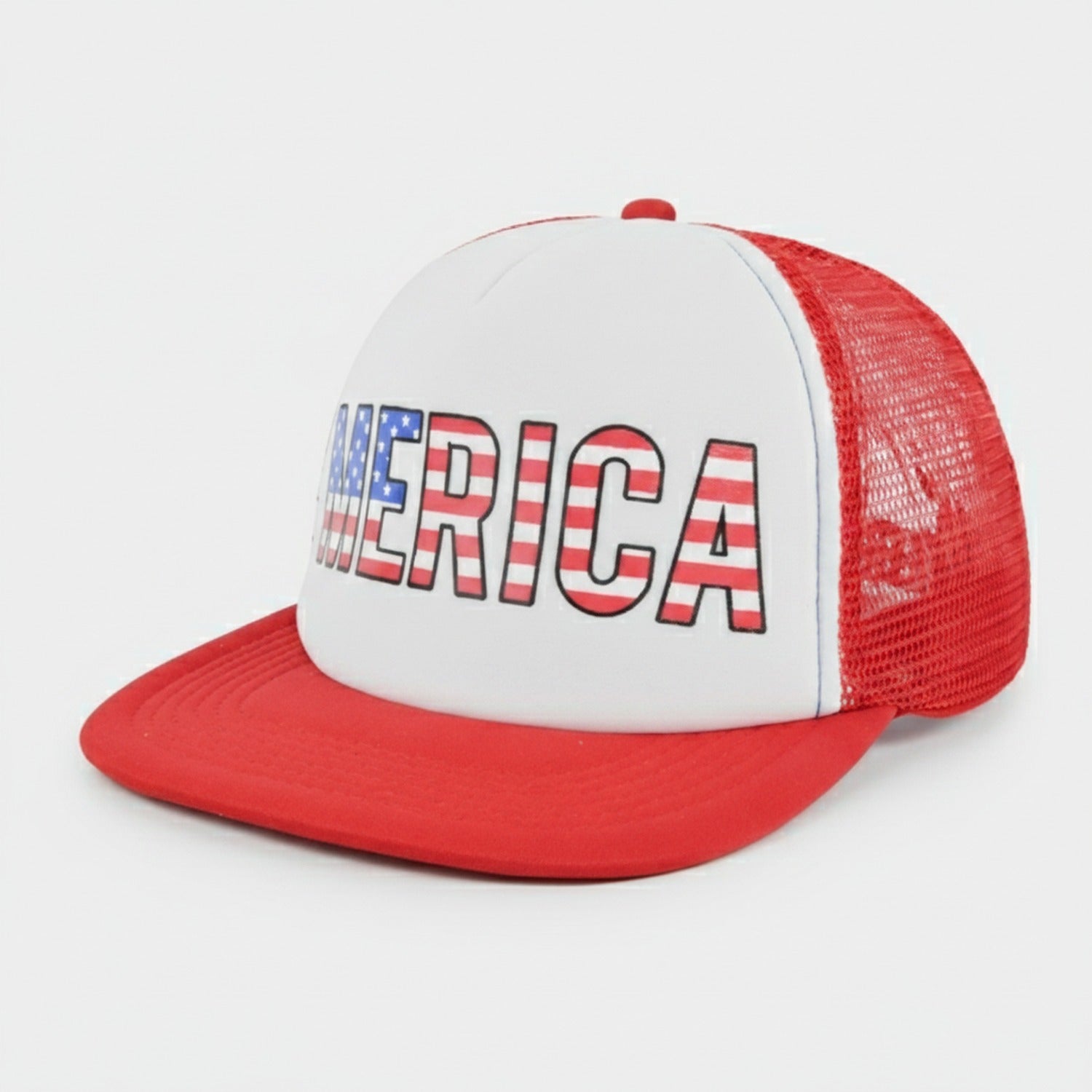 Neon Geometric Snapback Cap With Embroidered Logo