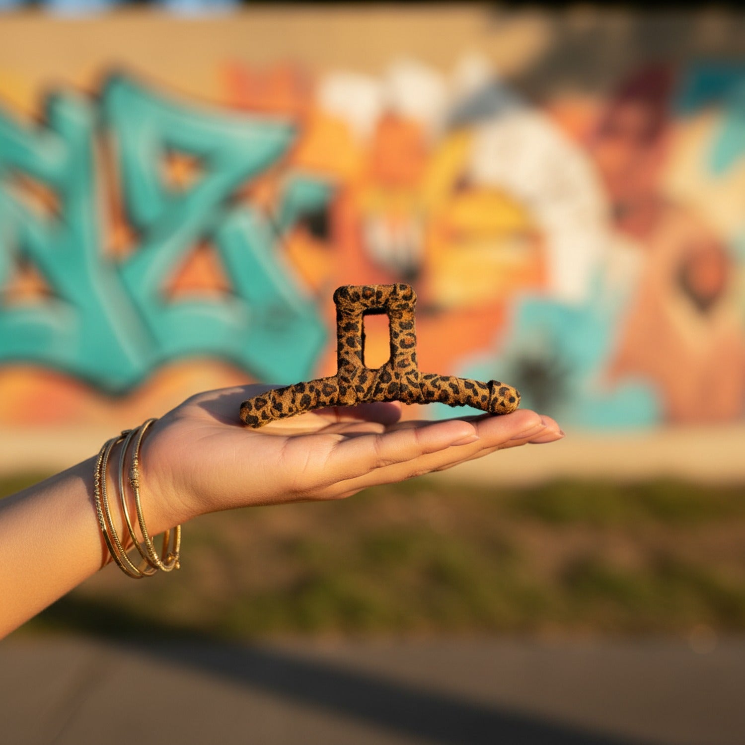 Leopard Print Claw Hair Clip