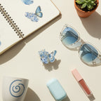Blue Butterfly Dream Sticker Sheet Set