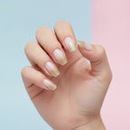 Gel Nails Press-On Set - Gold Glitter Ombre