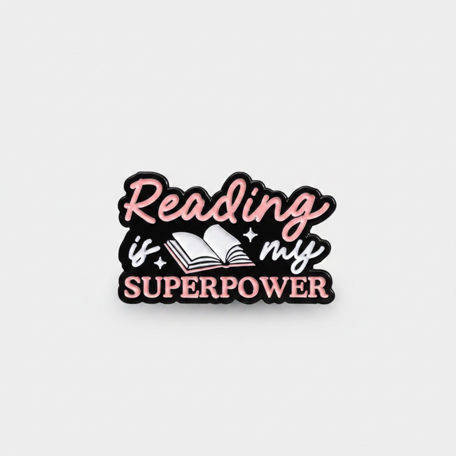 Reading Is My Superpower Sticker With Stars