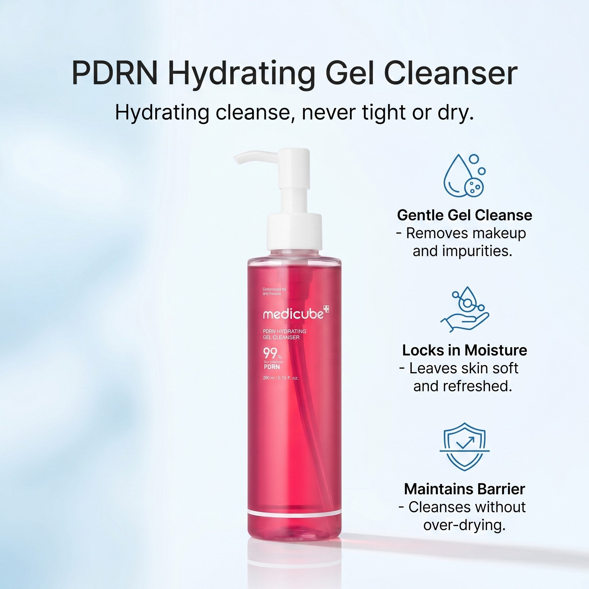 PDRN HYDRATING GEL CLEANSER 200ml