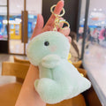 Blush Dinosaur Plush Keychain Backpack Charm Gift Toy - Lightgreen