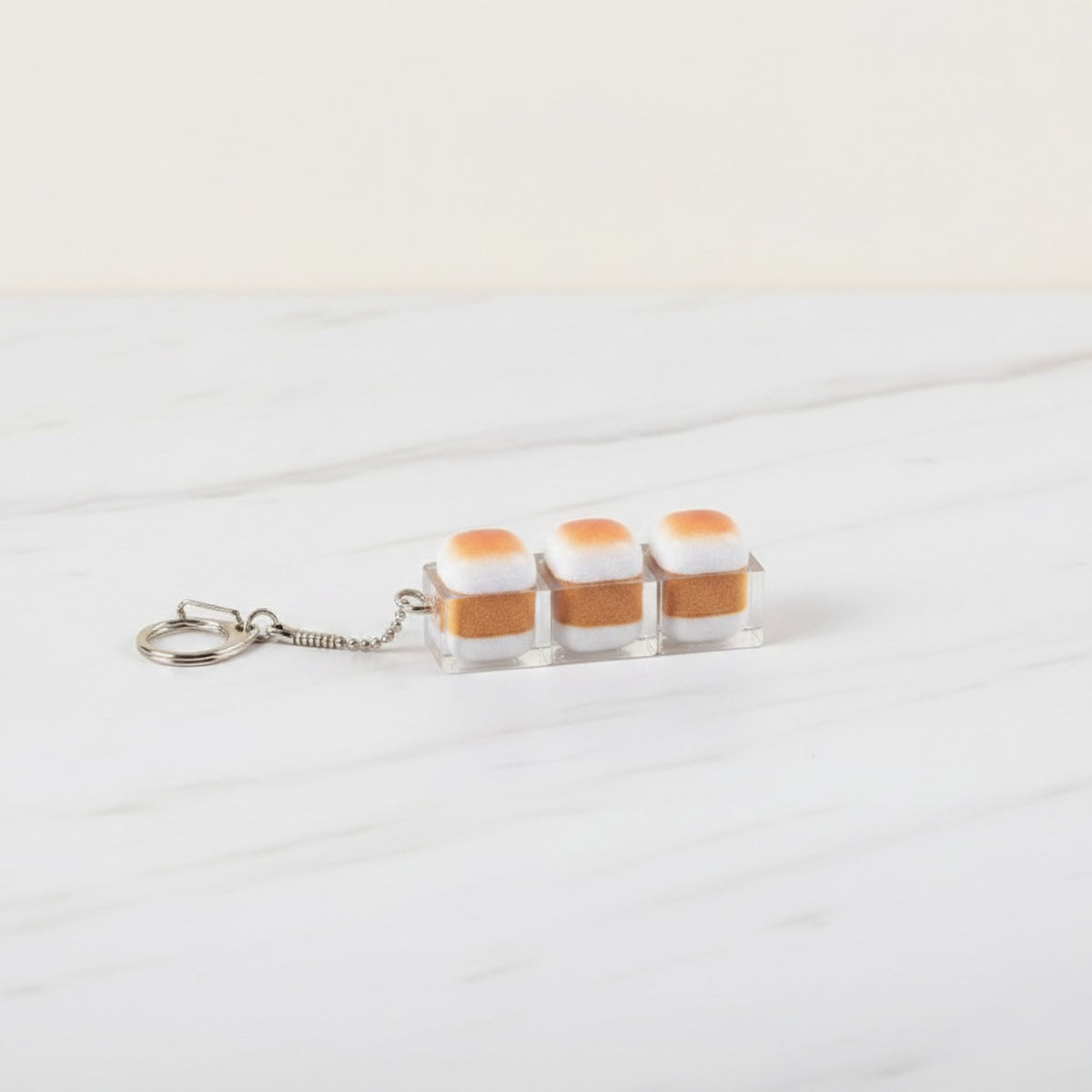Squishy Toast Keychain - Four Piece