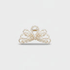 Pearl Beaded Butterfly Hair Claw Clip